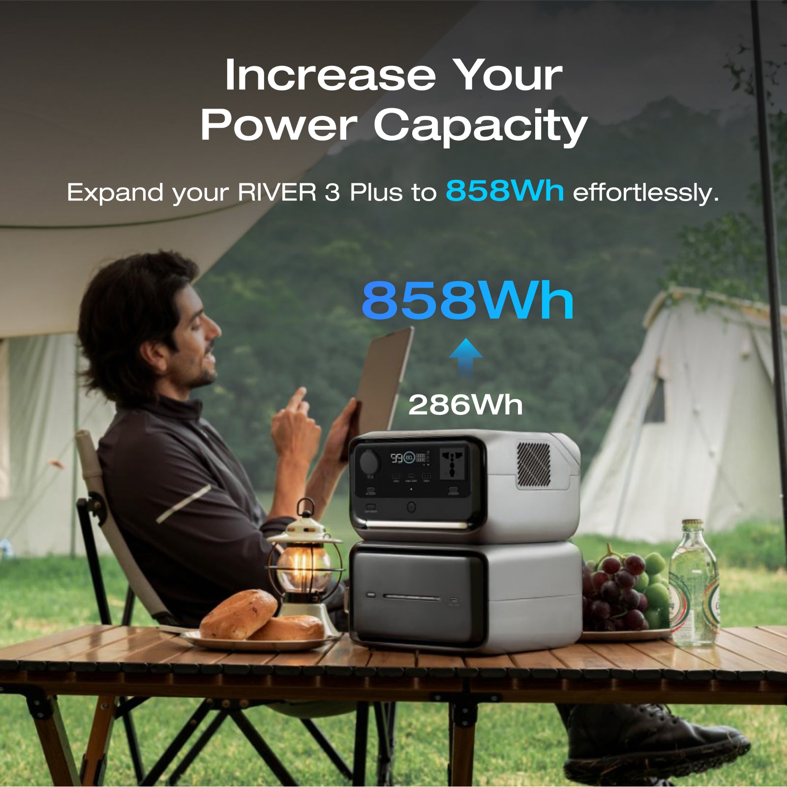 EcoFlow RIVER 3 Max Plus Power Station (858Wh)