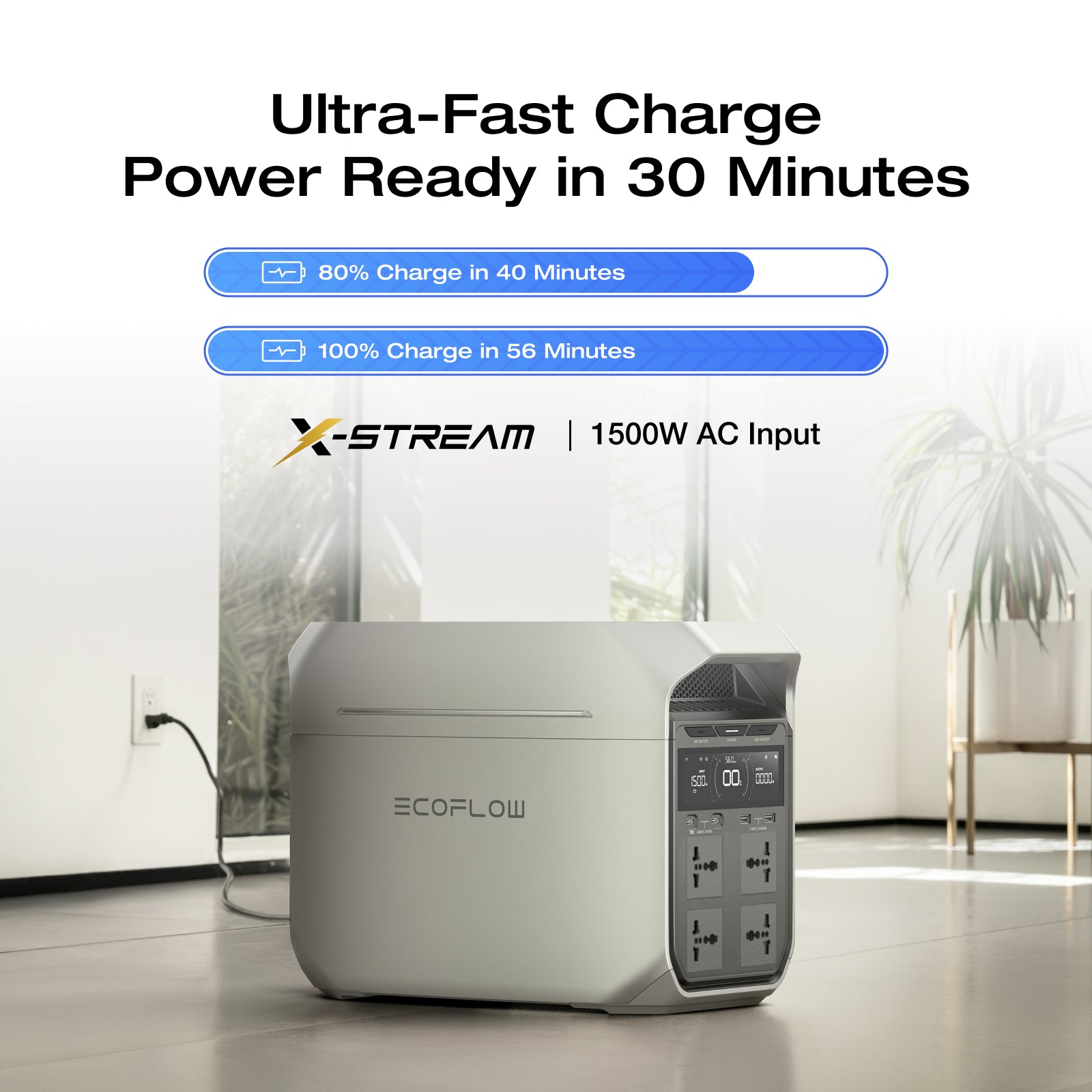 EcoFlow Delta 3 Plus Portable Power Station (1024Wh)