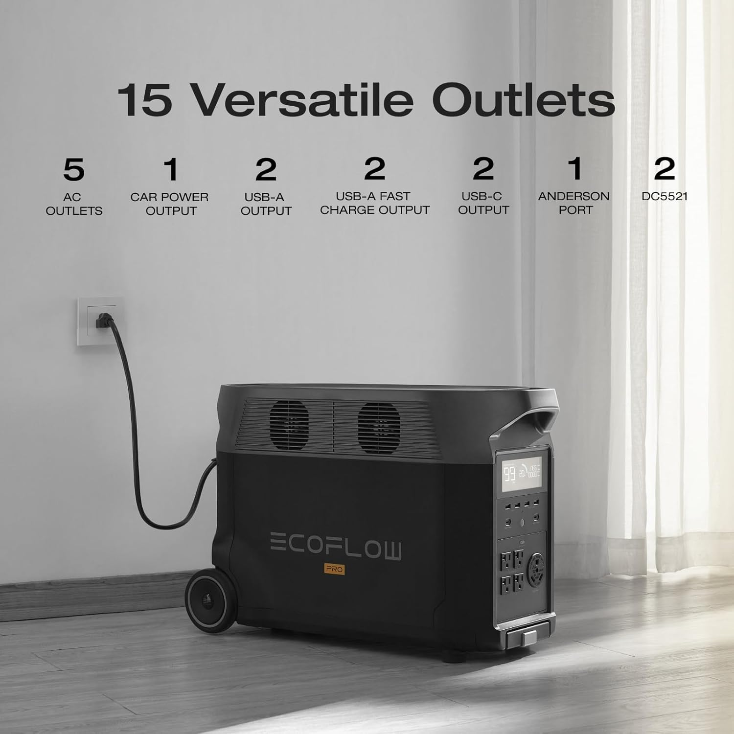 EcoFlow DELTA 2 Pro Portable Power Station (3600Wh)