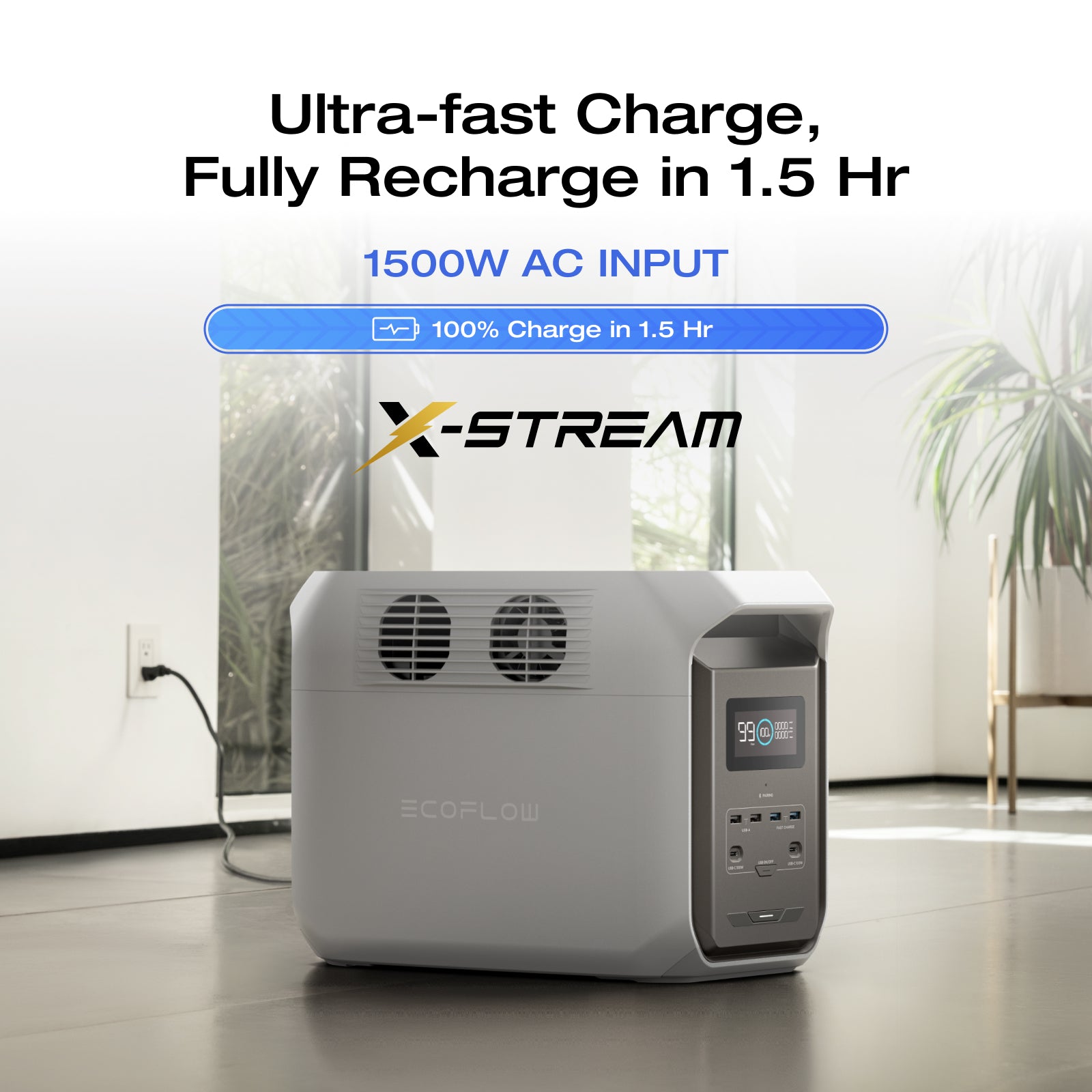 新品未開封　EcoFlow DELTA 3 1500 1536Wh EcoFlow Delta 3 1500 Portable Power Station (1536Wh) – Ecoflow